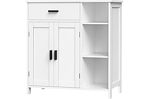 WEENFON Coffee Bar Cabinet with Drawers