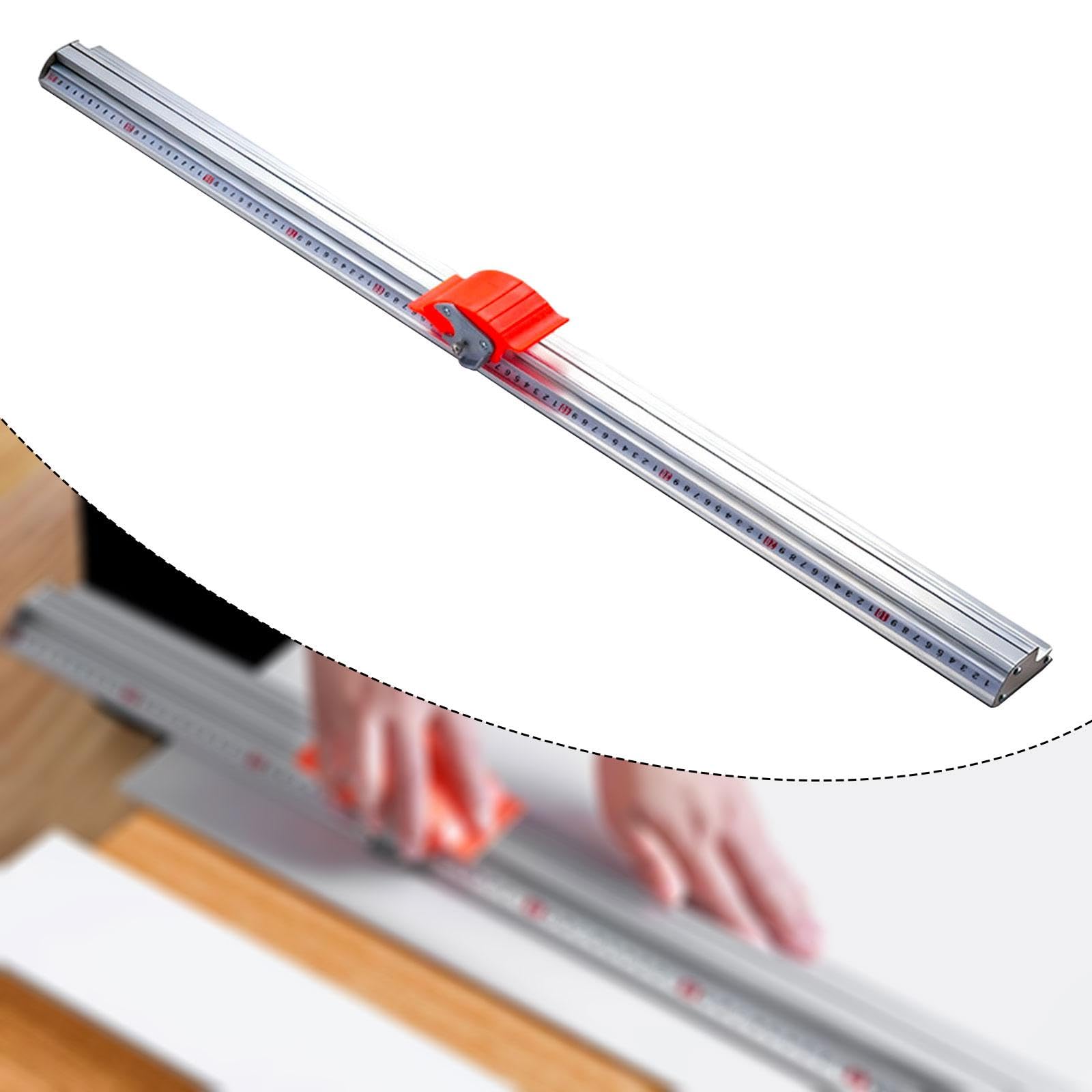 Colcolo Manuelles Schneidelineal, Schneidepositionierungslineal, praktischer manueller Papierschneider aus Aluminium für PVC-Fotopapier, 100cm