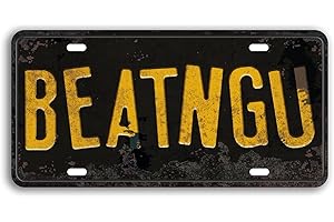 Jeepers Creepers BEATNGU Distressed License Plate Prop Replica
