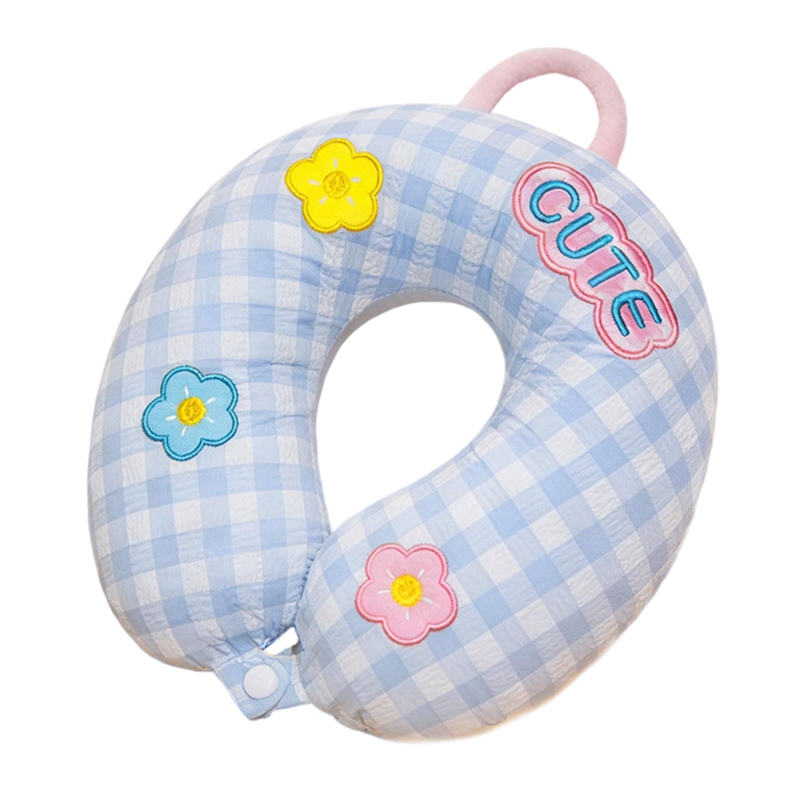 Msioytog Foam U Shape Travel Pillow Provide Comfortable During Trip and Daily Rest Ergonomic Necks Rest Pillow