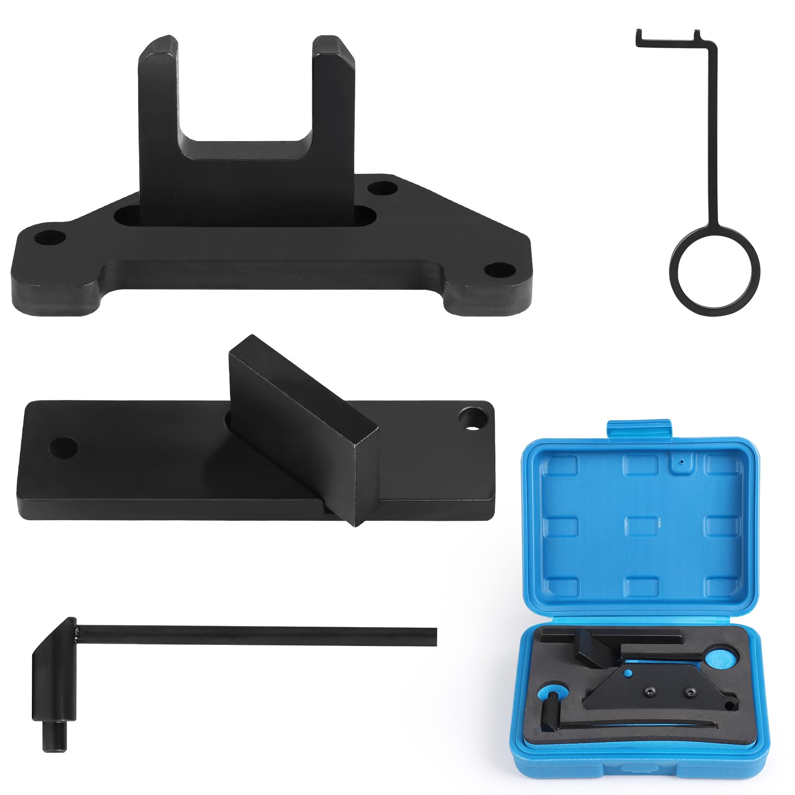 lalago 4 Pezzi Strumento di Regolazione dell'Albero, Strumento di Bloccaggio della Fasatura del Motore, Camme del Motore Tools Compatibile con Citroen Peugeot Opel 1.2 0109-2B J-0109-2C J-0109-2D