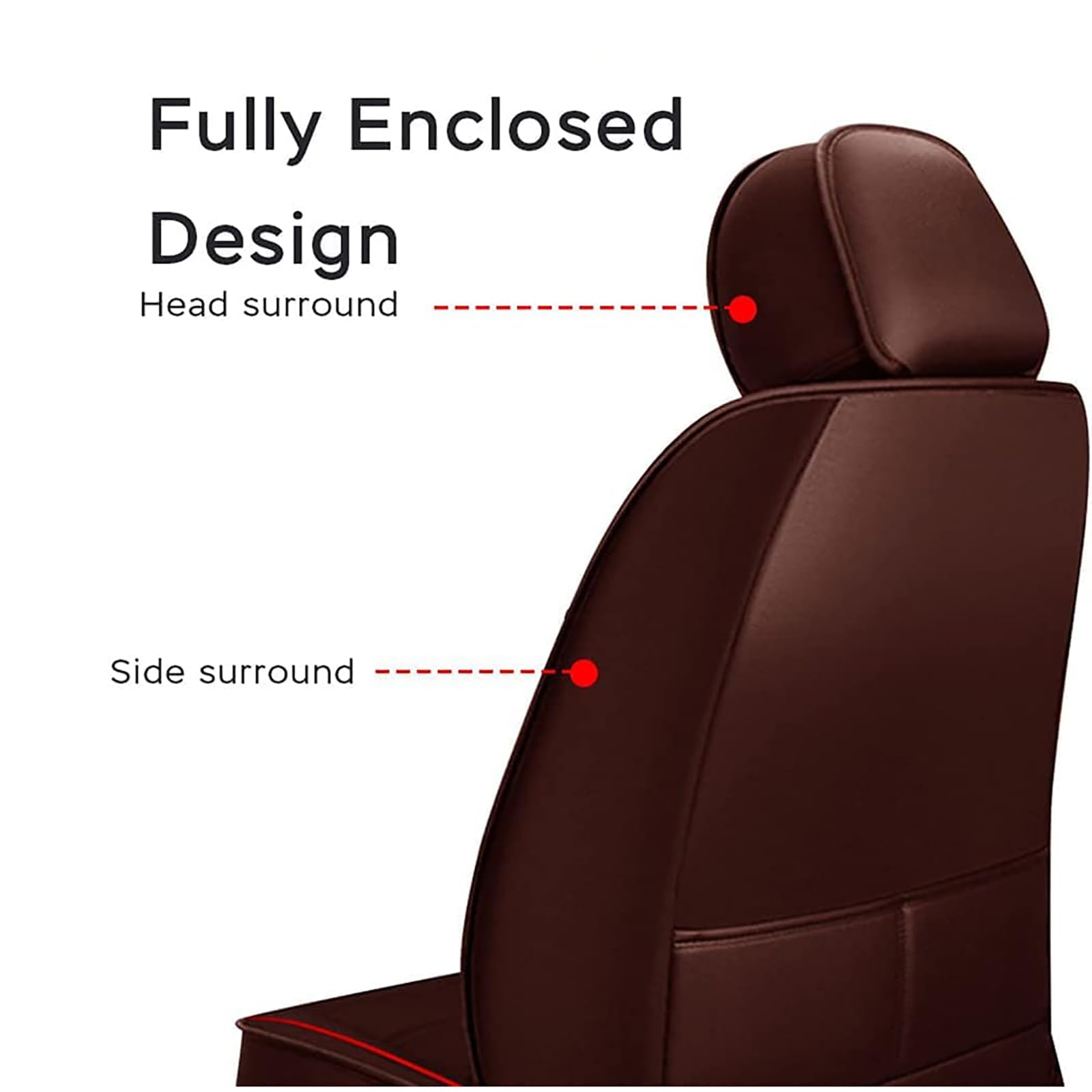 MarxaN Ensembles De Housses SièGe pour Jeep Wrangler JK 4door 2011-2017, Coussin Voiture Cuir Avant Arrière Siege Protecteur de Siège Housse ImperméAble AntidéRapant Intérieurs Accessoires