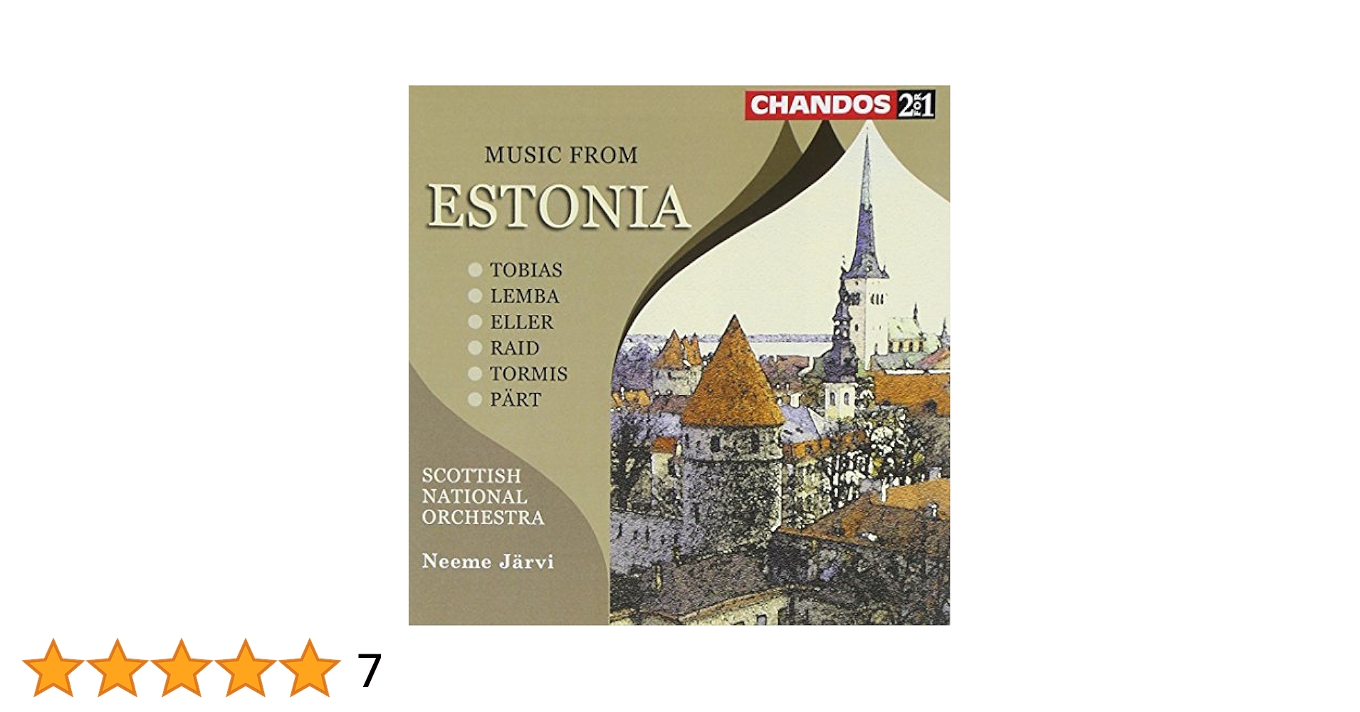 中古】 Tubim Part Tuur：Estonian Music Jarvi ,RoyalStockholmPo