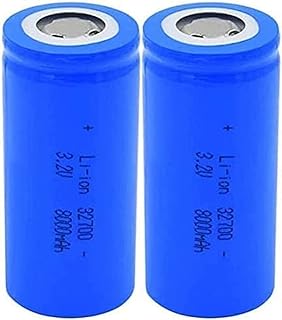 New 32700 Rechar Ion Ba 3.2V 8000mAh Discharge Ba 25 A High Capacity Ba for Backup Power Solar Light-2 Pieces