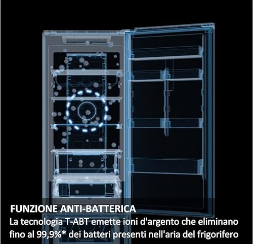 Haier - Réfrigérateur multi-portes CUBE 90 Series 5 HCR5919ENMM - 4 Portes, Total No Frost, MyZone, Humidity Zone, Compresseur Inverter, LED, 908x748x1905 mm, Classe E, New Platinum Inox - 8