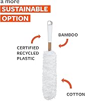 Vista 4 de Full Circle - FC14603W Dust Whisperer Washable Microfiber Duster with Replaceable Head, White