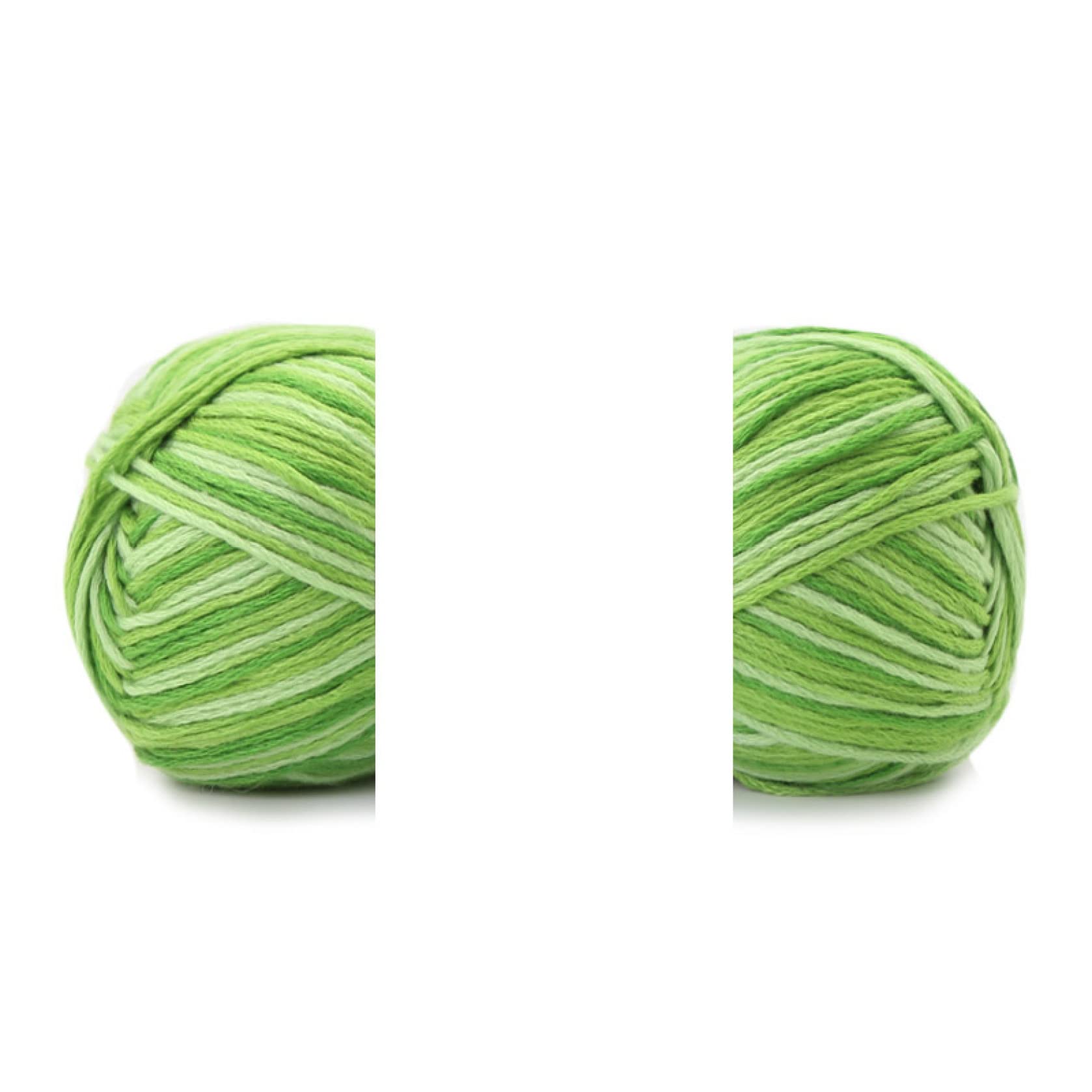 Filato di Cotone Acrilico 100 g 200 m, Morbido e Resistente, for lavori a Maglia Uncinetto, for Coperte(27 Qicaihua)