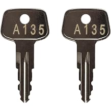 A135 SKS roof Rack Key Replacement Keys for Yakima SKS Ski,Cargo Box,Roof,Carrier Racks and Crossbars[2 Pack]