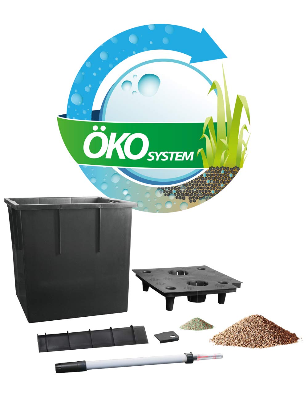 Pflanzwerk® ÖKOSYSTEM Pflanzkübel Square - Blumentöpfe Übertöpfe mit BEWÄSSERUNGSSYSTEM - 75x40x40cm Shiny SCHWARZ *Indoor & Outdoor Blumenkübel* *UV-Schutz* *Premium Markenqualität*