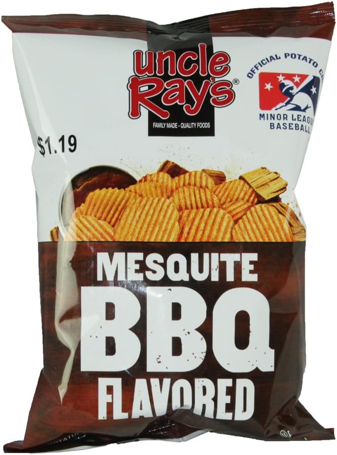 Uncle Rays Mesquite BBQ Potato Chips, 3 oz., 12 per case