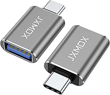 USB C to USB Adapter [2-Pack], Thunderbolt 3 to USB 3.0 OTG Adapter Compatible with MacBook Pro,Chromebook,Pixelbook,Microsoft Surface Go,Samsung Galaxy S10 S20 S21 S22 Ultra,iPhone 15 16 17 Pro Max