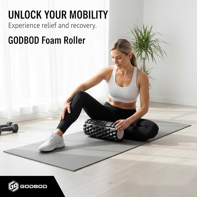 Rodillo de Espuma para Masaje Muscular y Terapia Profunda 13x5.5 pulgadas miniatura 9