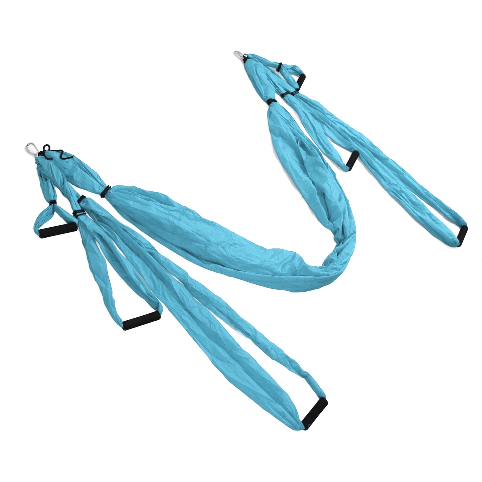 Dioche Aerial HamAerial Yoga Swing Set - Hamaca de Yoga Ajustable de Algodón y Poliéster para Mayor Flexibilidad y Postura Uso en Interiores Exteriores