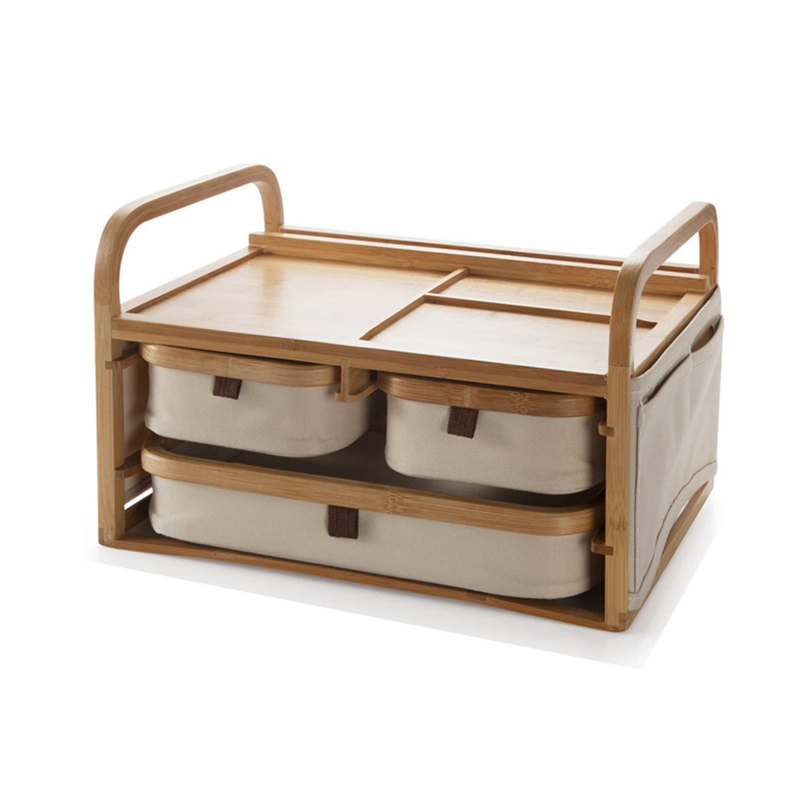 Porta Trucchi Organizer Scatola di stoccaggio dell'armadio cosmetico Adatto for i prodotti for la cura della pelle for for for del rossetto for da banco camera letto Vanity(L)