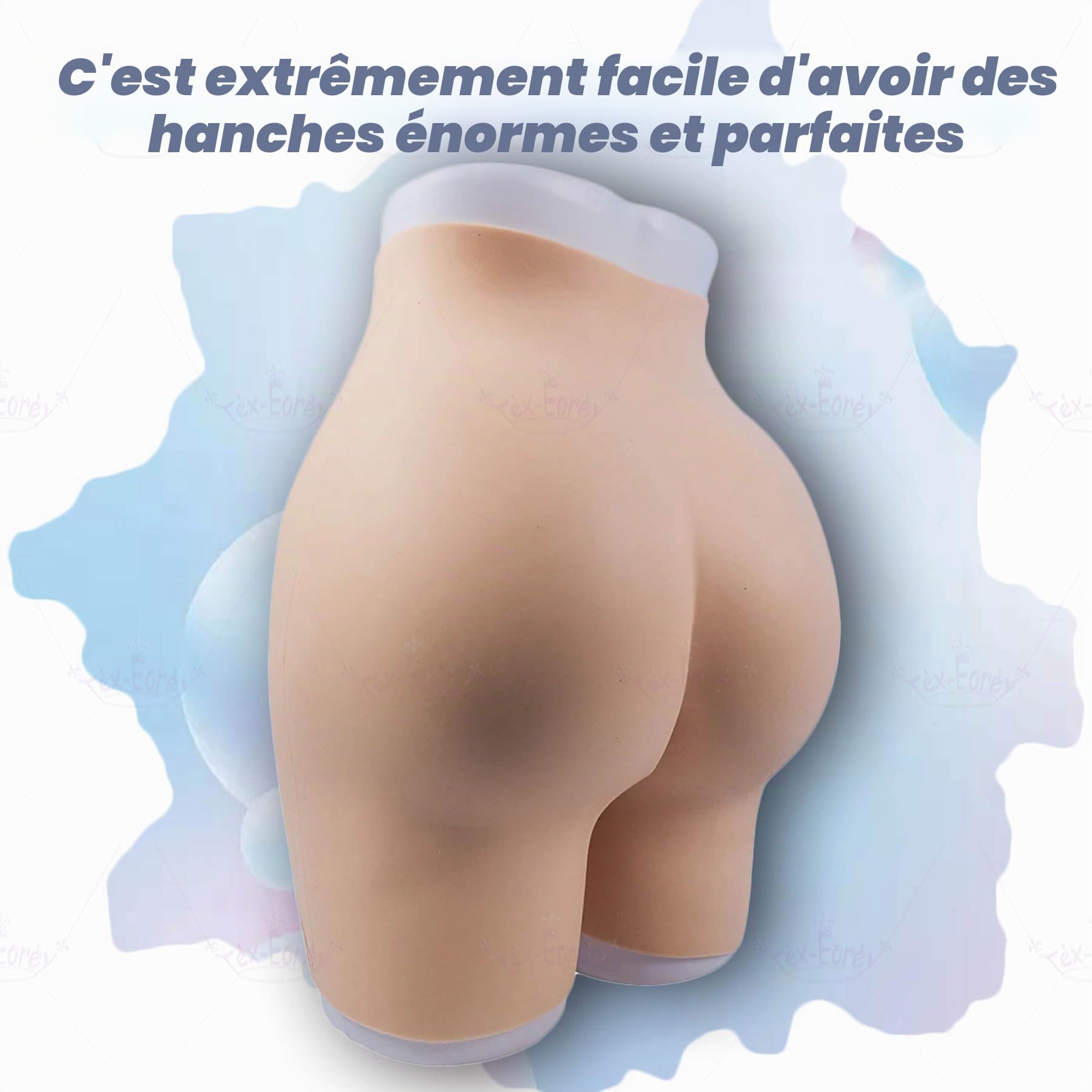 Culottes en Silicone Réaliste avec Faux Fessiers, Pantalon Gainant pour Femmes, Hanches Faux, Rehausseur De Hanches, Culotte pour Travestis