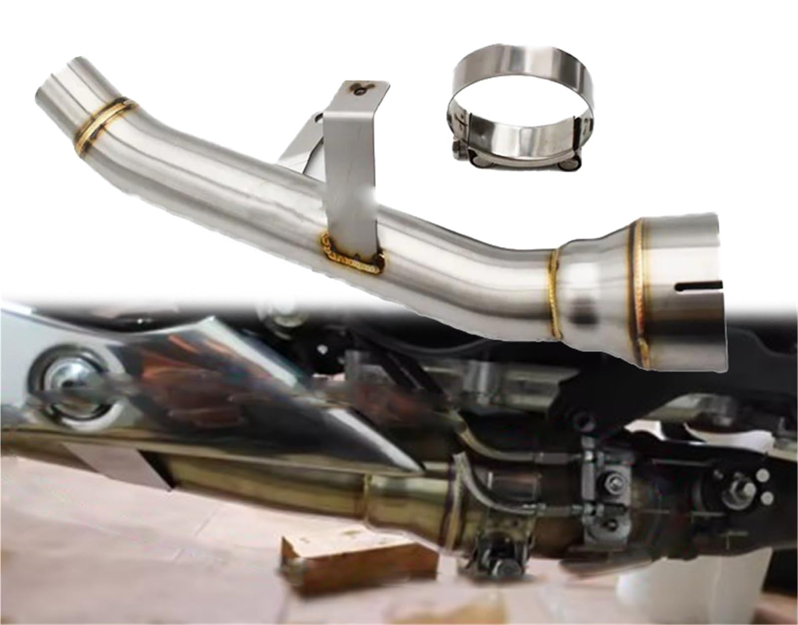 Exhaust muffler Motorcycle Exhaust Link Pipe For Suzuki GSXS1000 GSX S1000F GSX-S 1000 1000F 2015-2021 2020 2019 2018 2017 2016