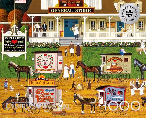 Buffalo Games - Silver Select - Charles Wysocki - Storin' Up - 1000 Piece Jigsaw Puzzle for Adults -Challenging Puzzle Perfect for Game Nights - Finished Size is 26.75 x 19.75