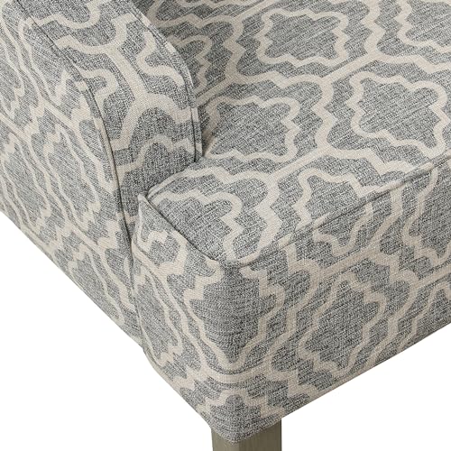 Image of HomePop Classic Swoop Arm Accent Chair - Ash Geometric