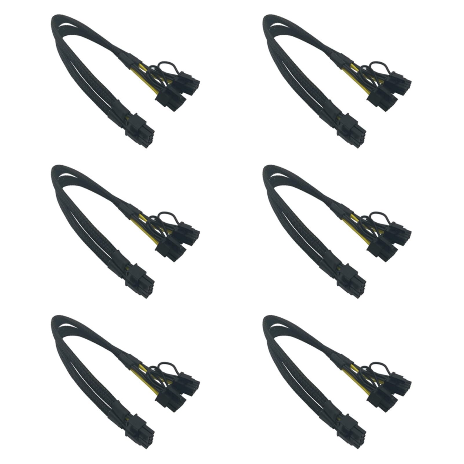 Cable divisor de 8 pines a dos 8 pines para solucionar la falta de conectores PCIe en GPU 7