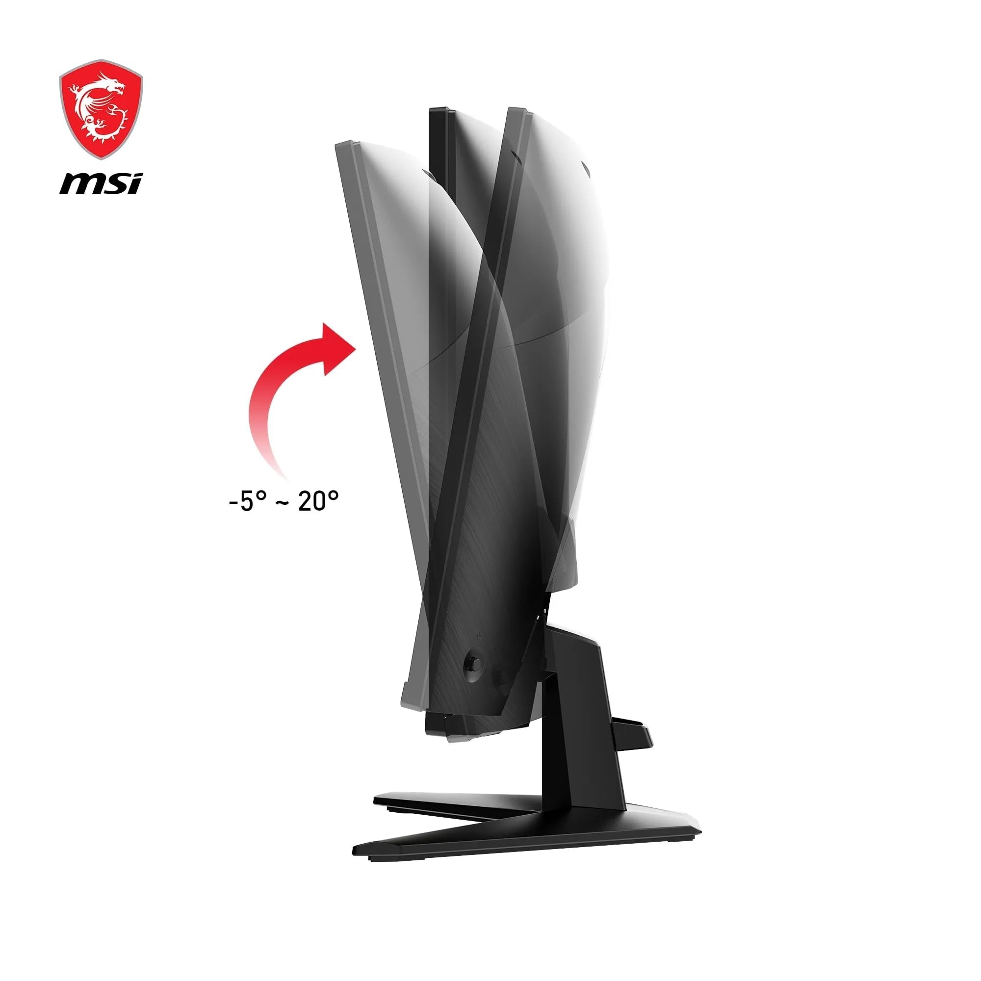 MSI MAG 27C6F Monitor Curvo Gaming 27" FHD 1920x1080 VA 180Hz 0.5ms GtG Adaptive Sync DP 1.2a HDMI CEC