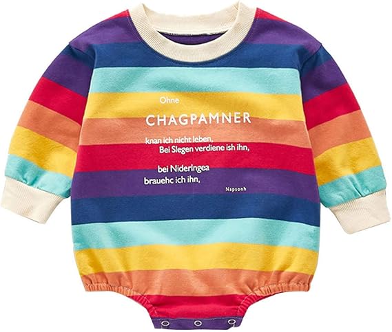 Amazon Co Jp 赤ちゃん ツーウェイオール Cousannory ベビー服 レインボー 虹柄 ロンパース 新生児 赤ちゃん服 男の子 女の子 長袖 カラフル カバーオール かわいい 着ぐるみ 歩行服 ボディースーツ ジャンプスーツ 普段着 ルームウエア 出産祝い 丑年 プレゼント
