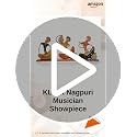 Image of **KUTUMBH Handcrafted Metal Nagpuri Musician Showpiece Set | Traditional Tribal Musician Figurines for Home Decor, Living Room, Office Table, Shelf & Gift | Multicolor | Set of 3**