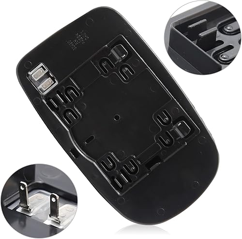 Miniatura 6 de Anxingo Reemplazo de cristal de espejo térmico para Chrysler 200 300 2011-2021, repuesto para Dodge Charger Challenger 2012-2021, lado izquierdo del