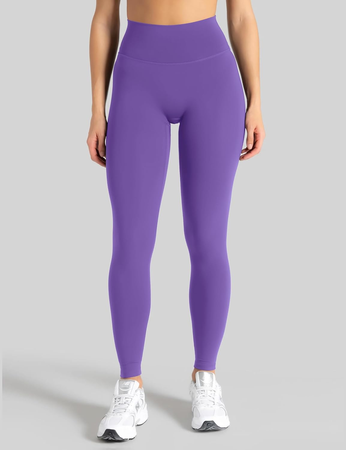 Unthewe Naked-Feel No Front Seam Leggings for Women - High Waisted Buttery Soft Workout Yoga Pants 25" - Image 2