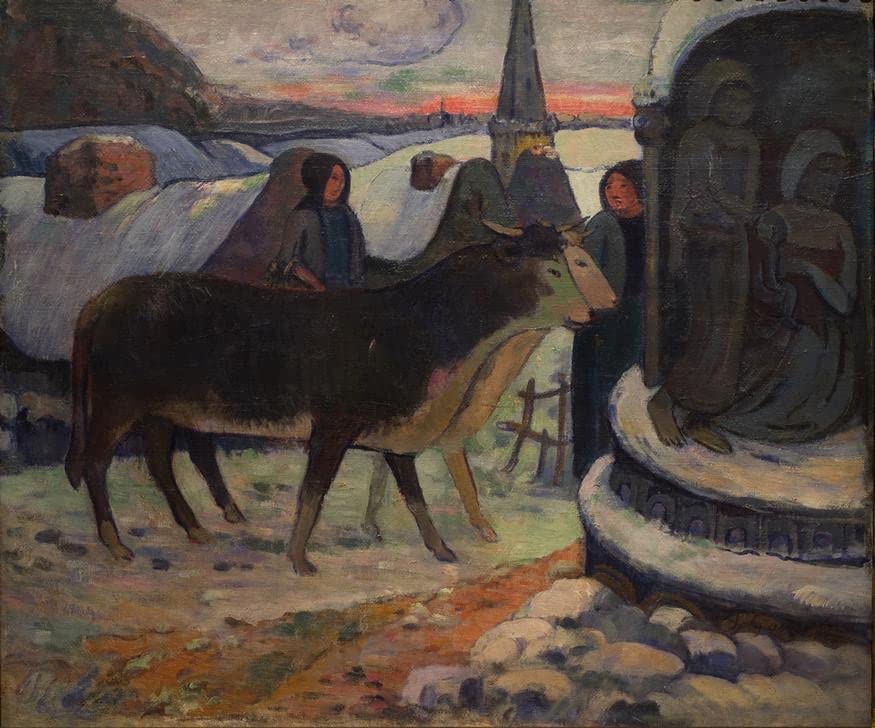 Impression d'art mural de Paul Gauguin tableau de maître salon chic