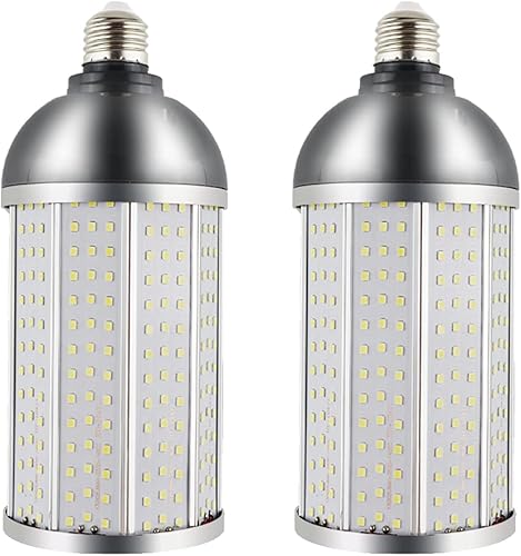 Intpro Bombilla LED de 40 W, paquete de 2 bombillas LED de maíz, súper brillante, luces LED de garaje para sótano, granero, taller, almacén,