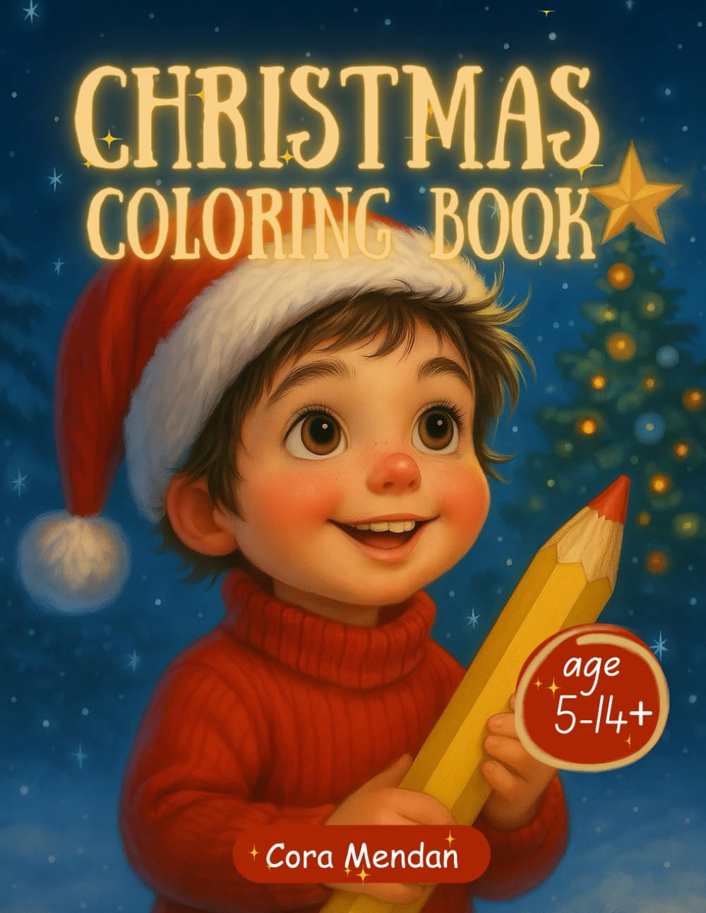 Christmas Coloring Book: Festive and Easy Holiday Designs with Santa Claus, Snowmen and Christmas Scenes