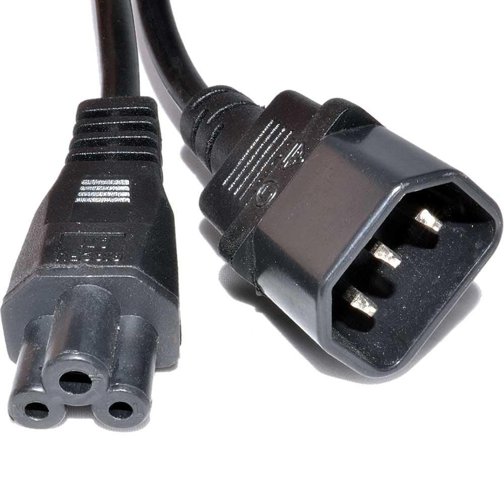 kenable IEC C14 auf Kleeblattstecker Konverter – 2 m Stromkabel