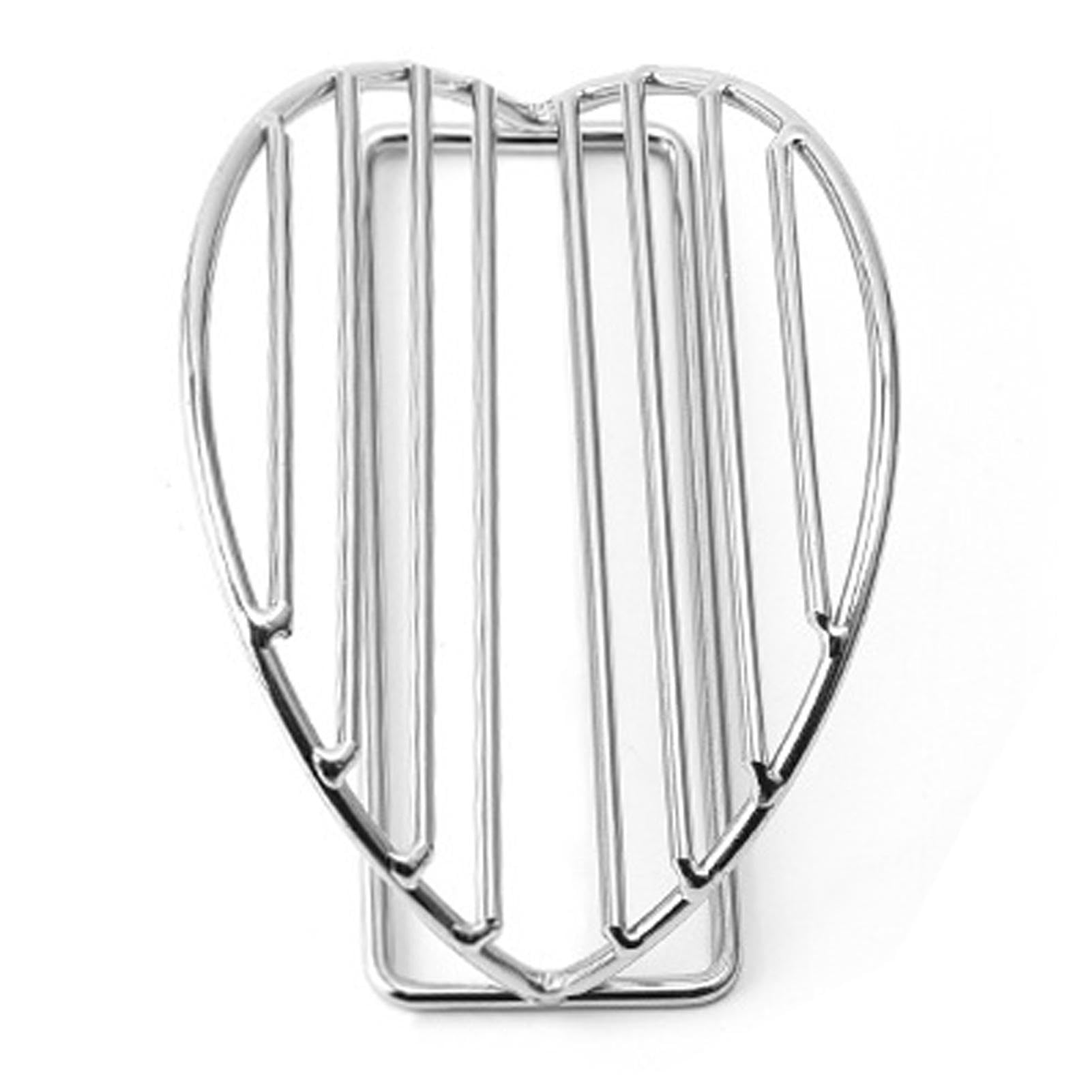 Porta Tacos In Acciaio Inossidabile Con Tazza Salsa - Supporto Per Taco, Hot Dog E Burritos - Foto 2