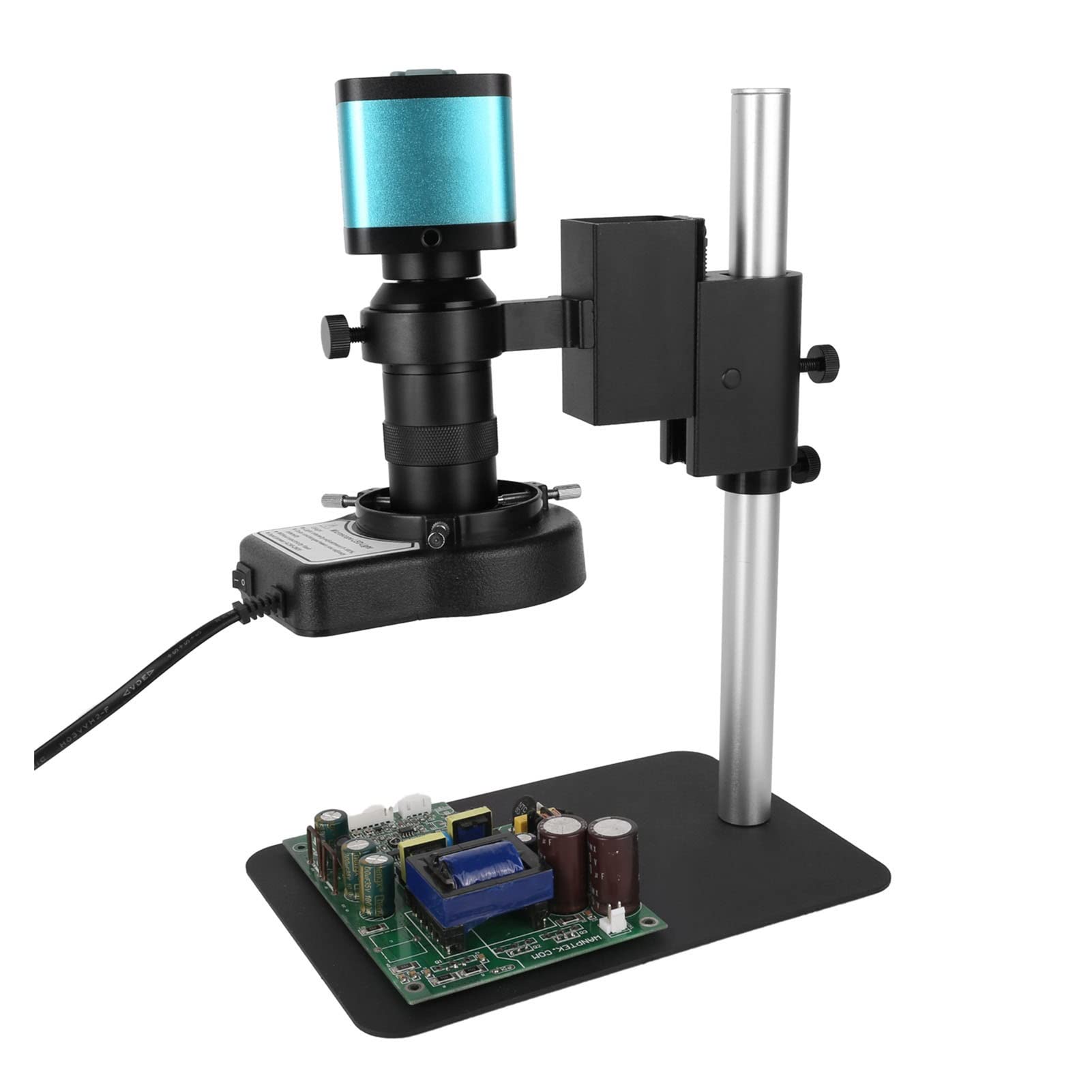 48MP 4K 1080P HDMI USB industriële video digitale microscoop camera 130X zoom C lens mount vrijdragende houder voor reparatie lassen (kleur: G VGA