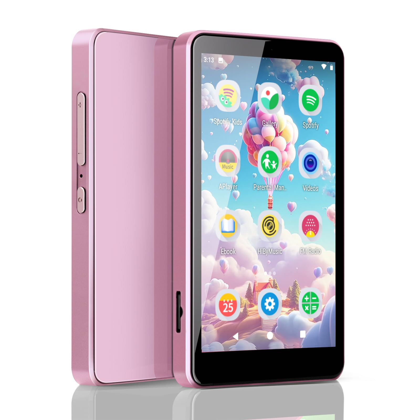 Lettore MP3 Per Bambini Rosa: Controllo Genitori, Spotify, Audible, WiFi E Bluetooth