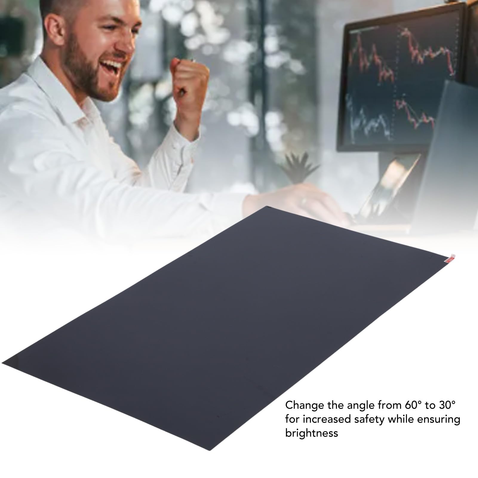 Pantalla Protectora 32 Pulgadas Filtro Luz Azul 96 UV para Oficina, Hogar, Aeropuertos, Cafeterías, Trabajo Remoto