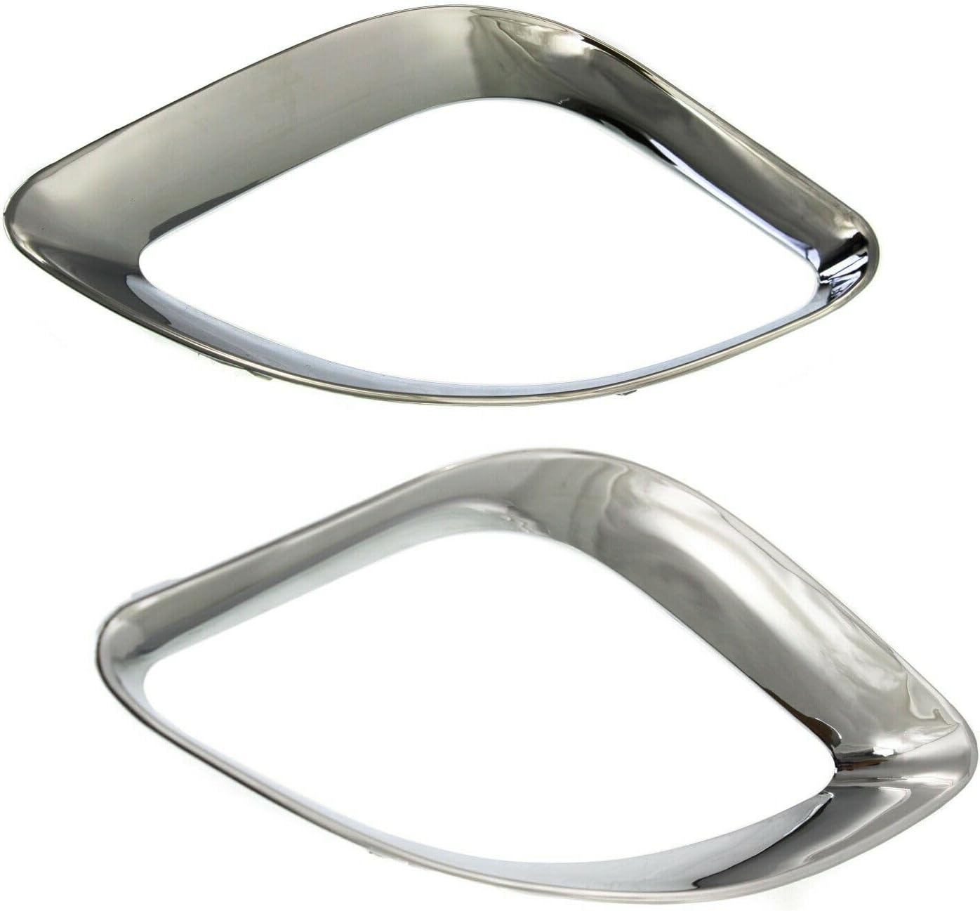 Grille Trims Grill Set of 2 Front Driver & Passenger Side Chrome LH Pair for Jeep for Grand Cherokee SRT8 12-13 & SRT 13-16 CH1039137 CH1038137