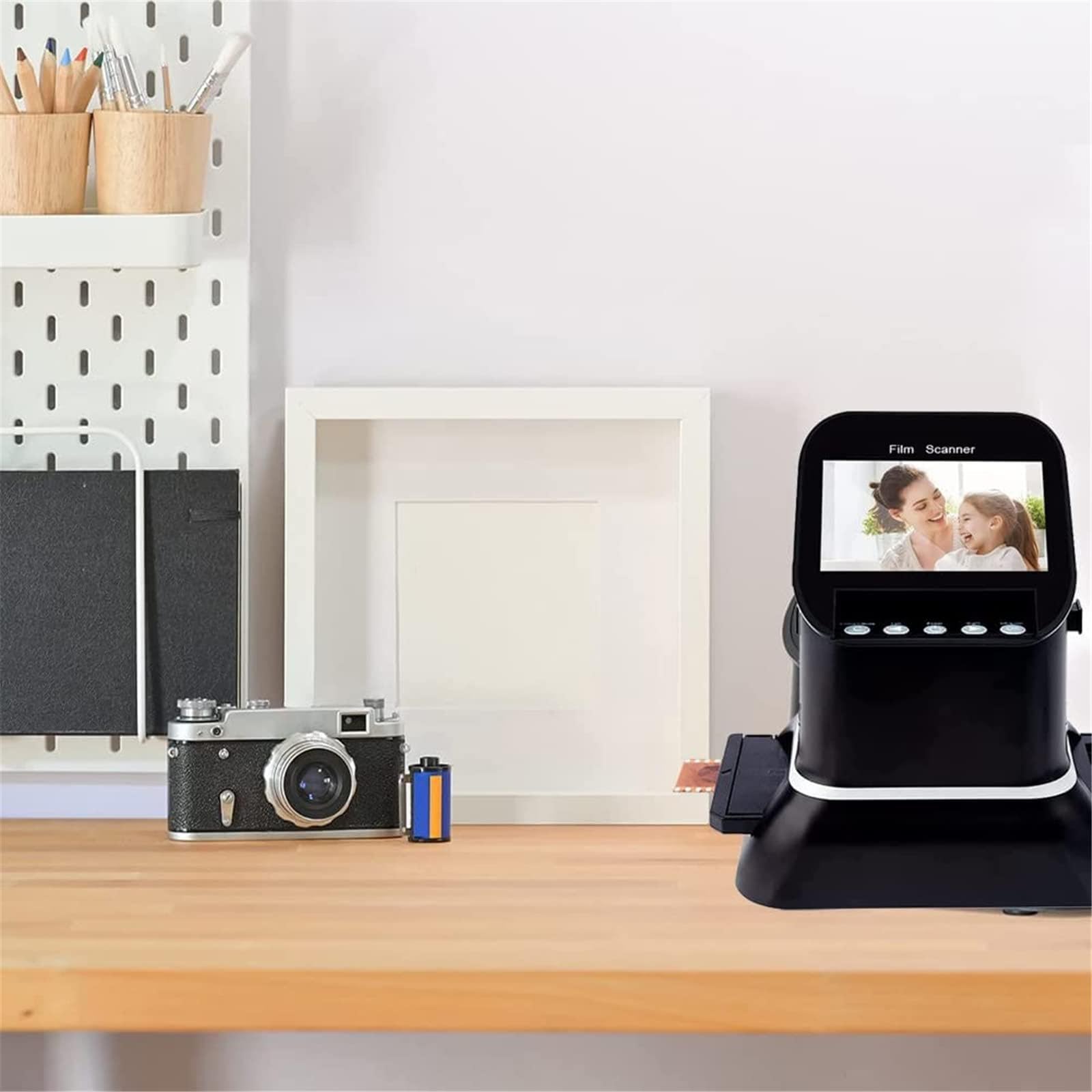 Scanner per Diapositive di pellicole da 22 Milioni di Pixel, convertitore di pellicole digitali ad Alta risoluzione, conversione di Negativi 35 mm, 135, 126, 127 e Diapositive in JPEG Digitale
