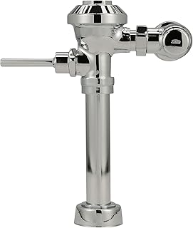 Z6000-YB-YC Aquaflush Exposed Manual Diaphragm Flush Valve with 3.5 GPF, Sweat Solder Kit, Cast Wall Flange in Chrome
