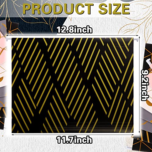 Wytaohzl 24Pcs Hanging File Folders Letter Size Geometric File Cabinet Organizer Decorative File Folders With Tabs And Inserts File Organization For Home Office Classroom Supplies, 8 Styles #TOP1