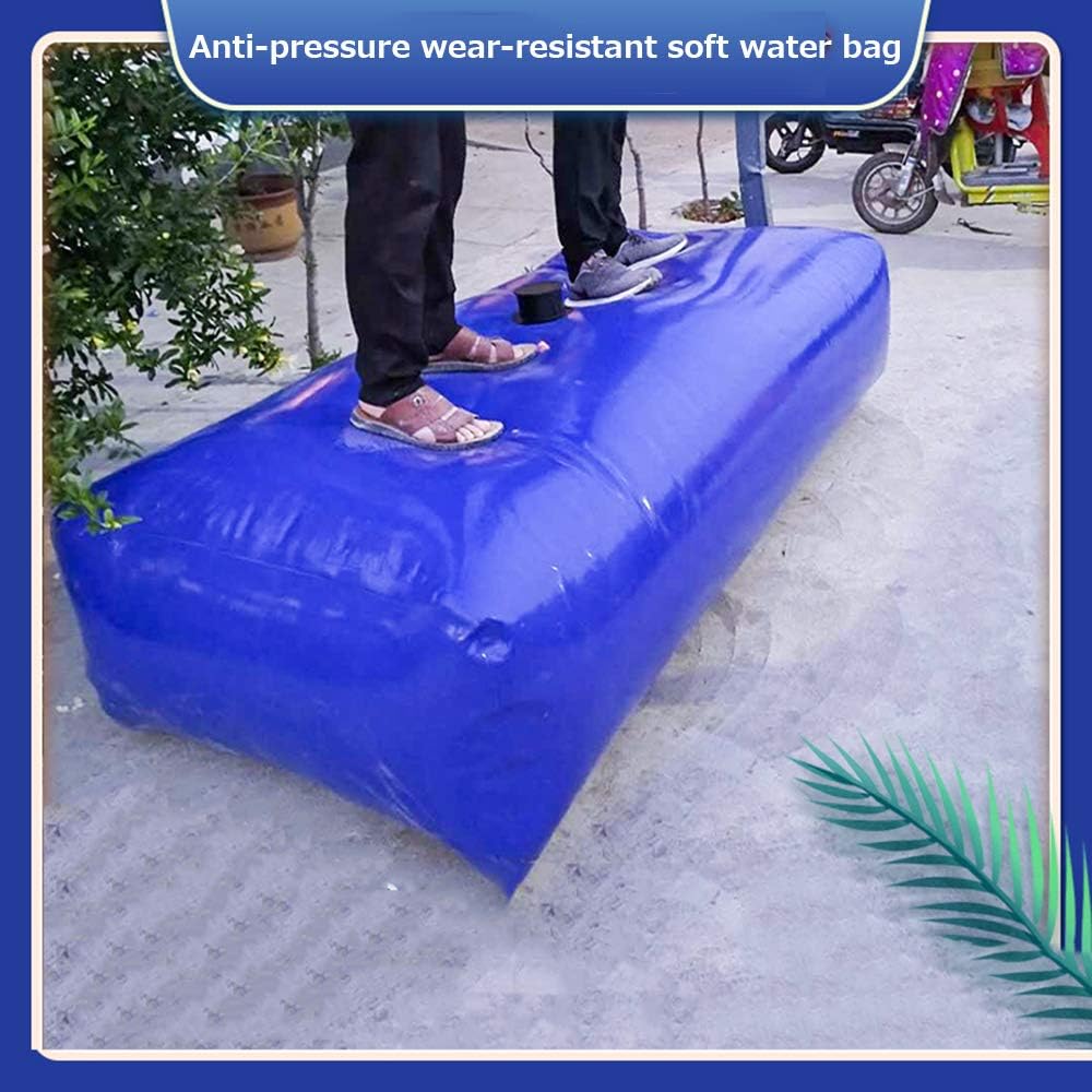 Foldable Rain Barrel Water Bag Water Tank, Large Capacity Rainwater Collector with Faucet, Durable Outdoor Gardening Water Storage Bag, Emergency Water Tank for Agricultu, 1000L(264gal)