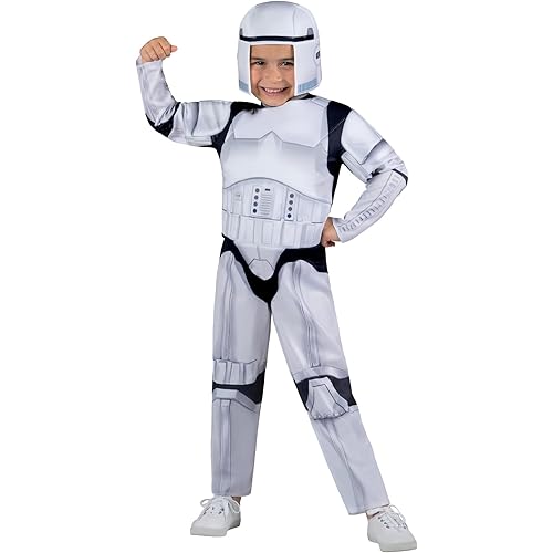 Jazwares STAR WARS Storm Trooper Deluxe Toddler Costume 3T/4T