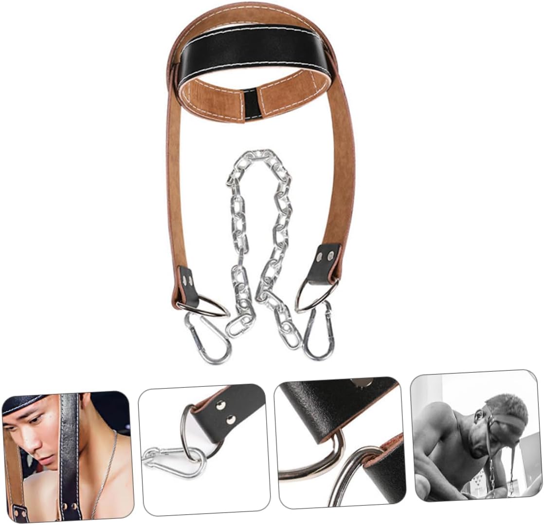 Neck Trainer - Sport Head Harness with Padded Neck Support for Weight Lifting & Sports