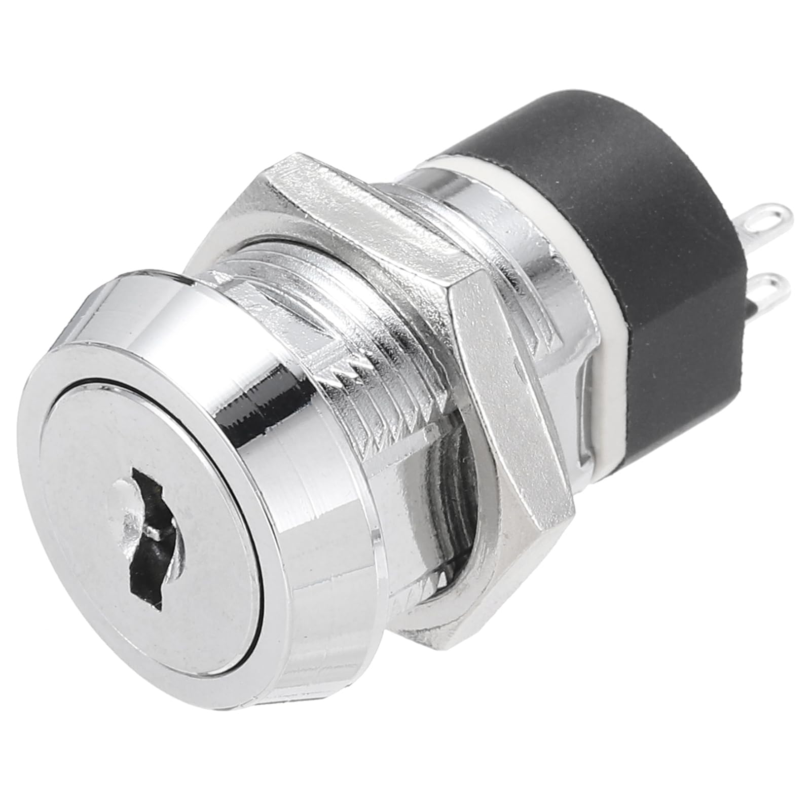 QUARKZMAN 3 Pezzi 19mm Interruttore a Pulsante a Chiave Elettrico