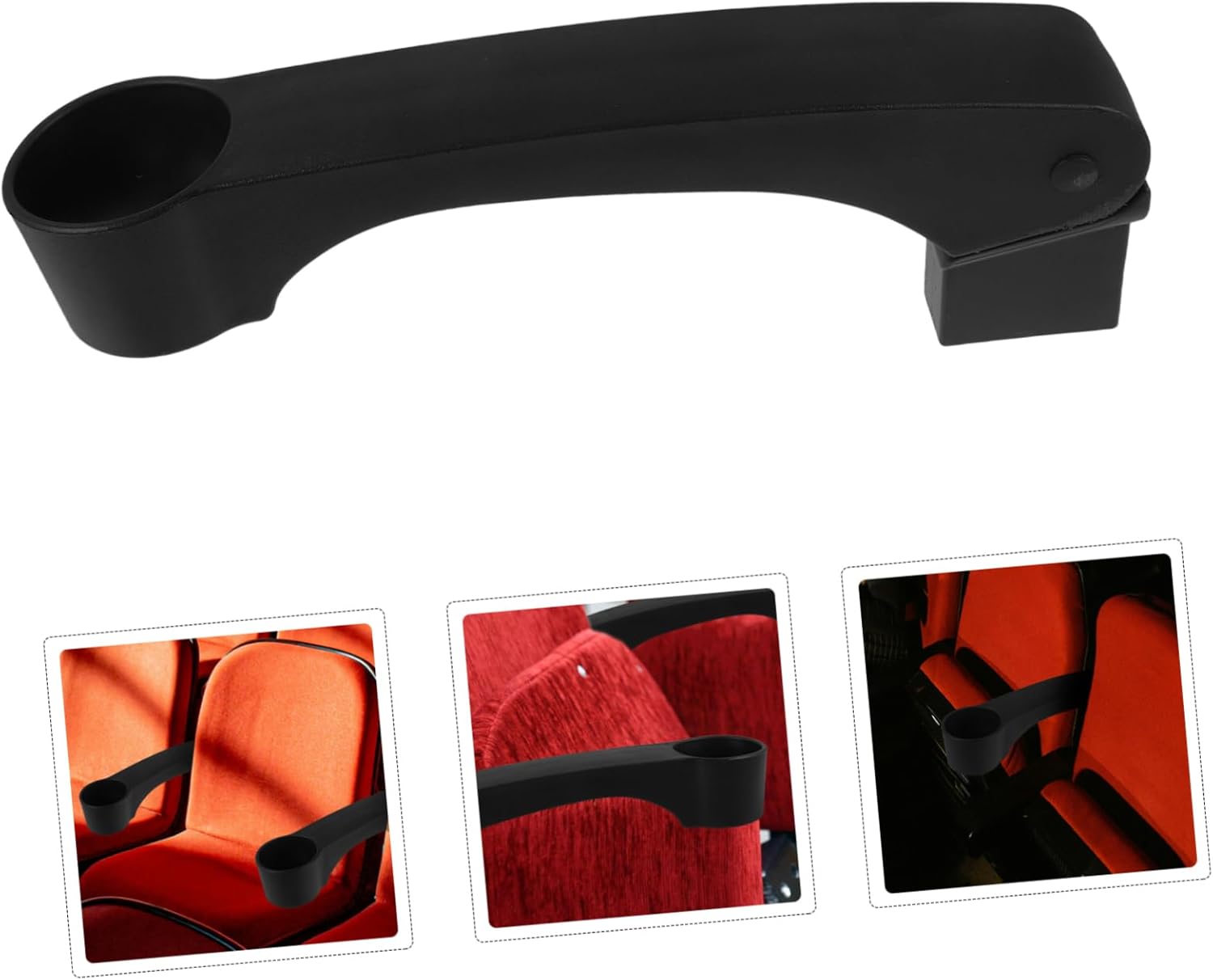 Theater Chair Armrest Cushion Replacement Plastic Arm Rest with Cup Holder for Chairs Design Easy Installation Enhances Visual Appeal