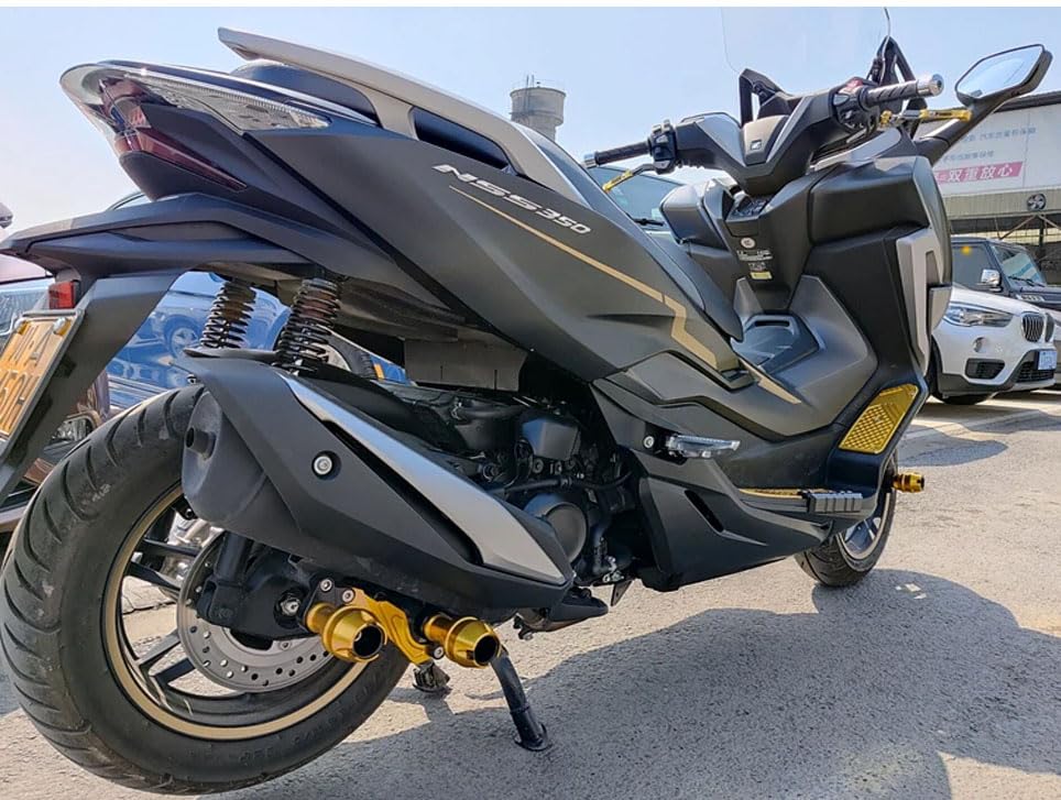 Image of Vagary Fork Slider -Anti Crash Protector Rear Fork Wheel Slider for Yamaha Aerox 155 (Golden)