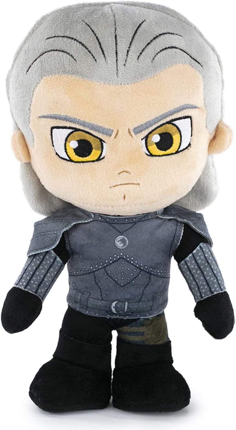 The Witcher – The Witcher – 28 cm – Cirilla, Geralt, Yennefer – Super Soft Quality (28 cm, Geralt)