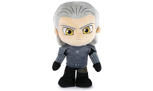 BARRADO The Witcher - Peluche de los Personajes The Witcher 28cm - Cirilla, Geralt, Yennefer