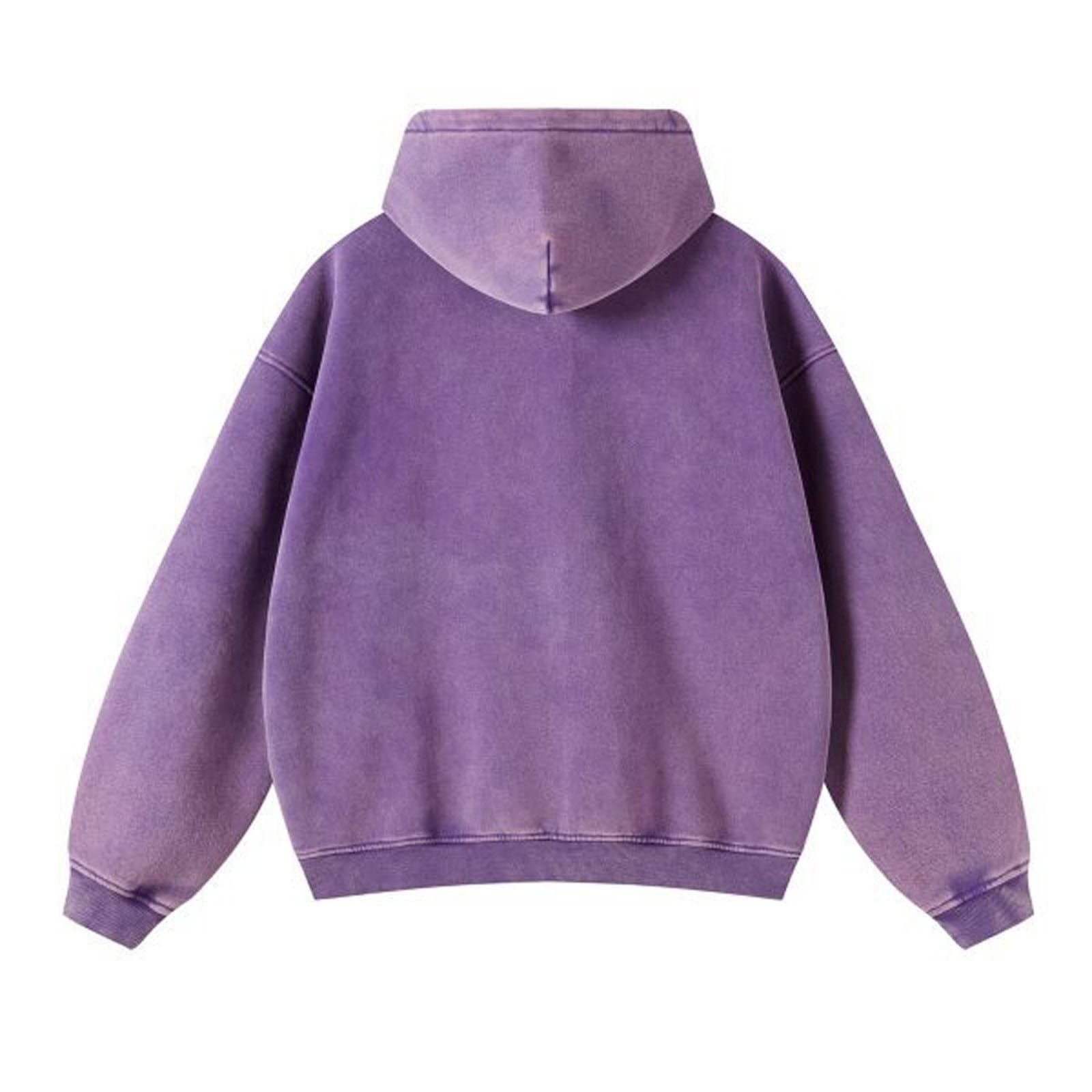 Felpa da uomo in pile con cappuccio, con chiusura lampo, oversize, basic, con cappuccio, Y2K, Hip Hop, giacca in pile, unisex, vintage, con chiusura lampo