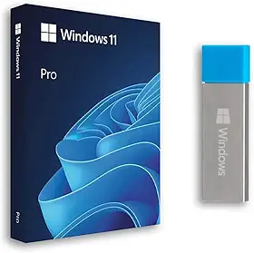 Microsoft Windows 11 Pro 64Bits, Licença Original, Box Lacrado com USB Pen Drive